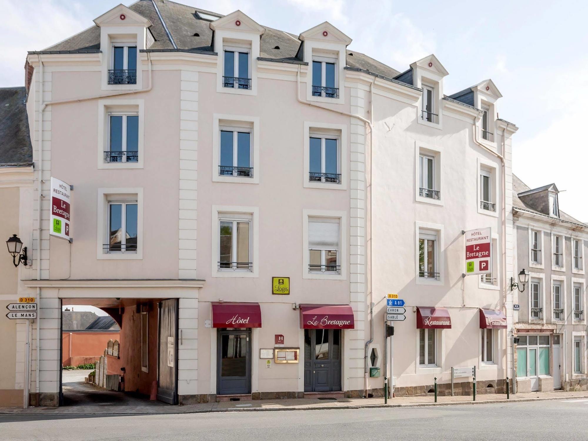 Logis Le Bretagne Hotel Sille-le-Guillaume Bagian luar foto
